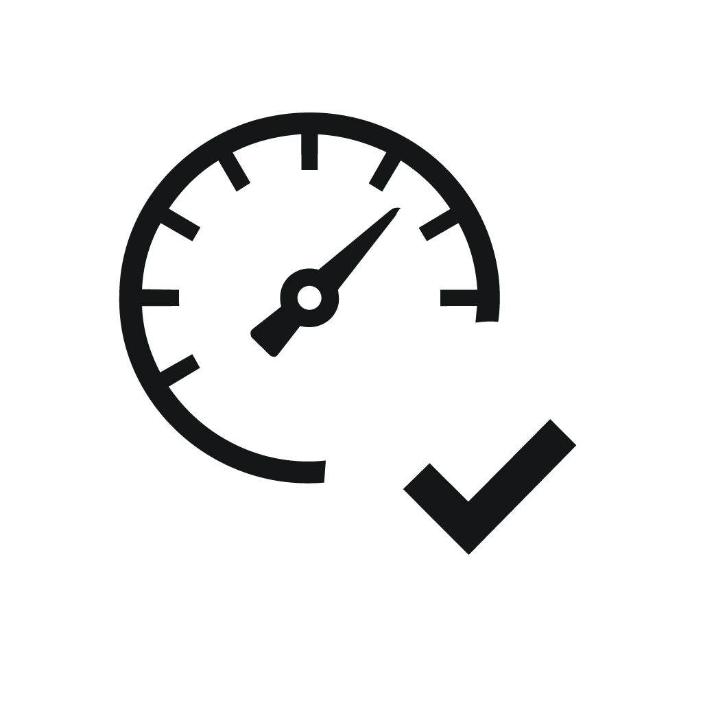 Pressure-gauge black white