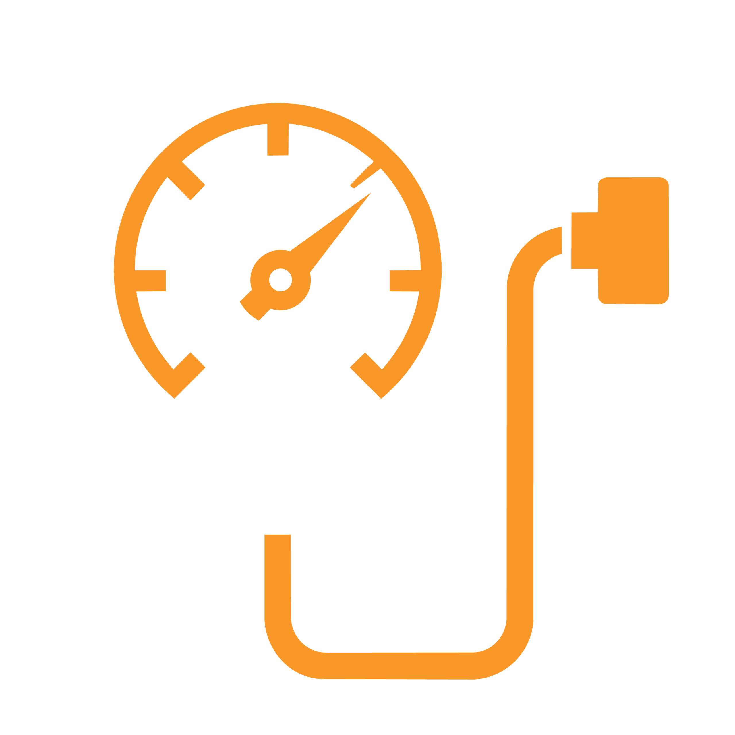 TYRE INFLATION GAUGE ORANGE WHITE@3x